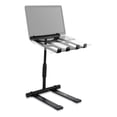 thumbnail image 1 of Soporte Portátil Plegable para Laptop Pyle, Mesa Elevada con Ángulo Ajustable, Altura Plegable y Bandeja Antideslizante de Cuatro Puntas para iPad, Tableta, Mezclador DJ, Estación de Trabajo, 1 of 7