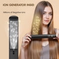 thumbnail image 6 of SKIMI Hair Straightener, 1 Inch Flat Iron, Negative Ionic Curling, Hair Curler For Travel, Mini Flat Straightener Iron, Black, 6 of 9