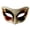 Red, variant on Masquerade Mask for Men Retro Venetian Style Cracked Half Face Mask Halloween Costume Party Prom Ball Masks 1 PC Black One Size