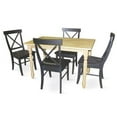 thumbnail image 2 of International Concepts 30" X 48" Solid Wood Top Dining Table with a Natural Finish, 2 of 2
