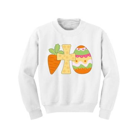 Happy Easter Youth Sweatshrit for Teens Easter Clothing for Girls Boys Christian Kids Sweater Age 4-18 5 8 14 Years Old