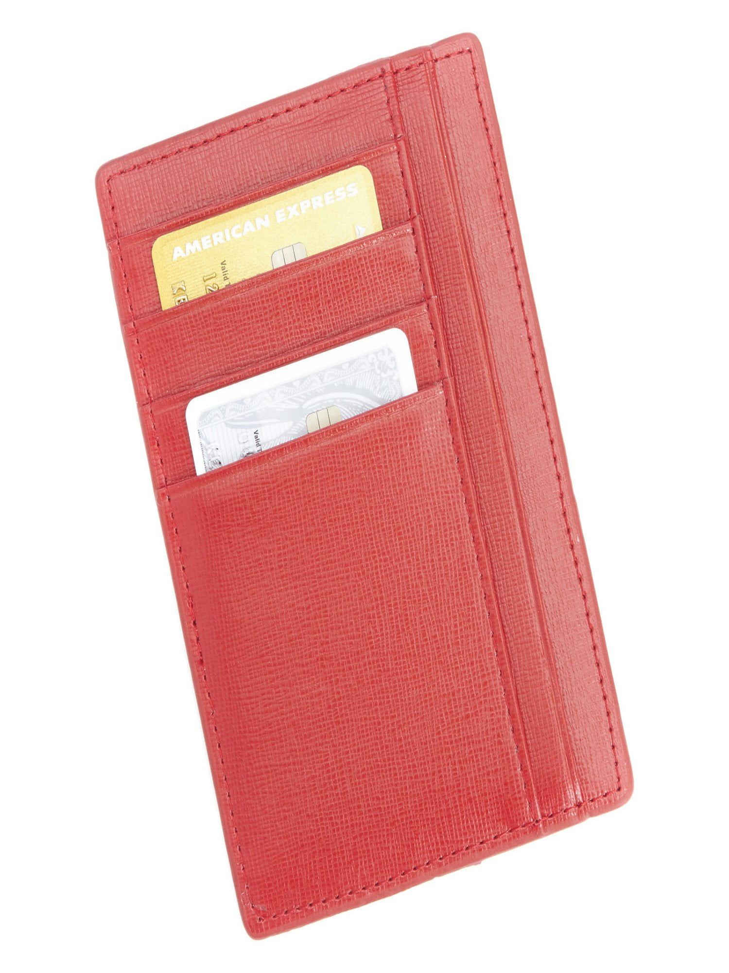 Royce RFID Blocking Genuine Saffiano Leather Slim Travel Passport