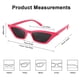 thumbnail image 2 of Gafas de Sol FEISEDY Pequeñas Cat Eye Vintage Cuadradas para Mujer B2291, 2 of 6