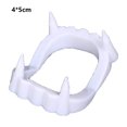 thumbnail image 2 of 36 piezas de colmillos de dientes de vampiro, accesorios de plástico para dentaduras postizas de Halloween, suministros para fiestas de Halloween, 2 of 5