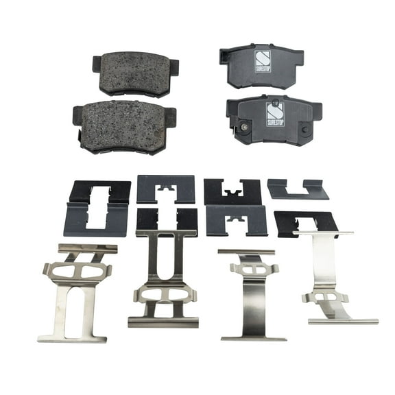 Brake Pad Set Compatible with 1991-2007 Honda Accord 2004-2008 Acura TSX 4Cyl 6Cyl 2.2L 2.3L 2.4L 3.0L 2.7L Rear