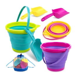Sac Filet Rangement Jouets Plage - Respirant, Portable - 47cm Hauteur, Bleu