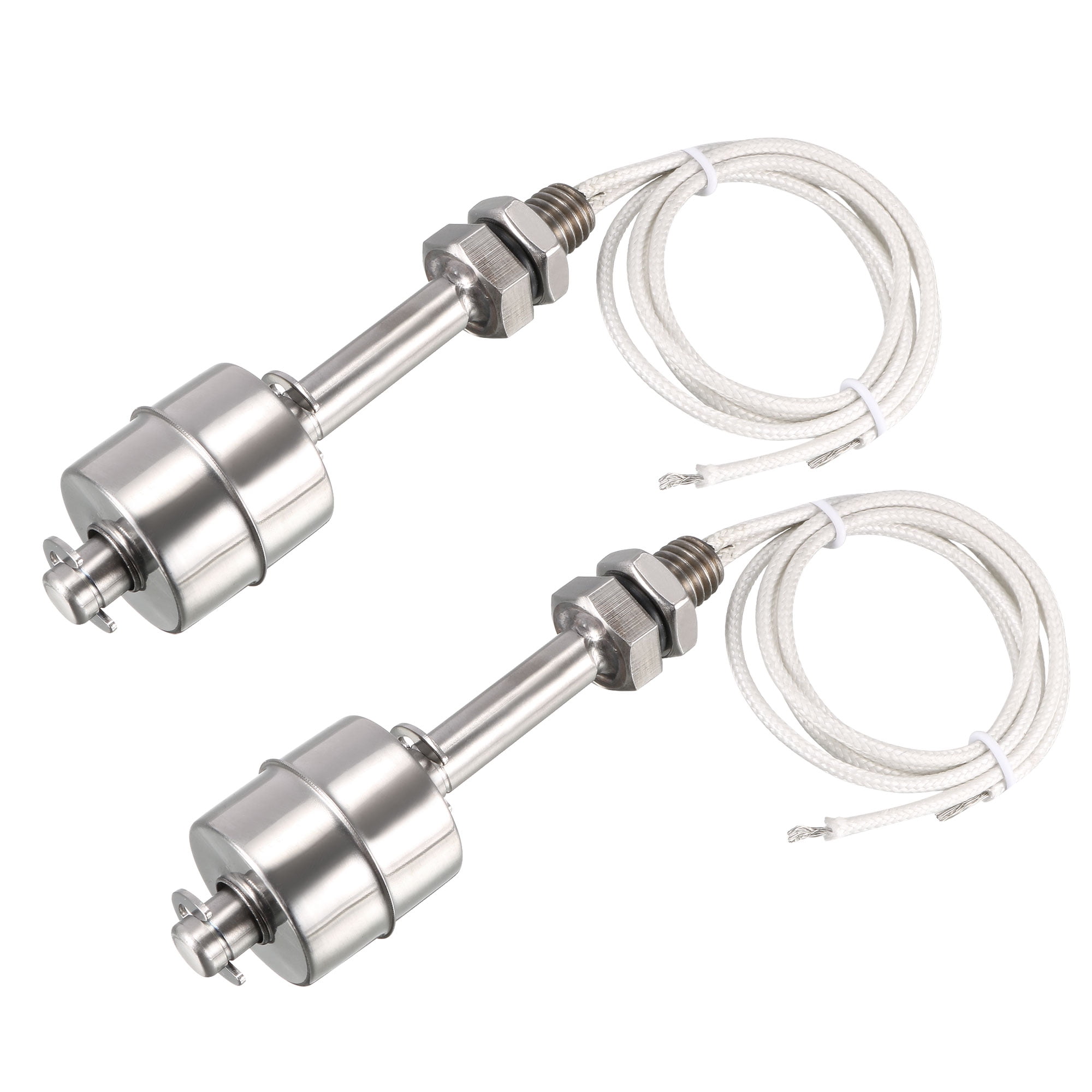 2-pcs-stainless-steel-float-switch-95mm-fish-tank-vertical-water-level