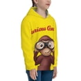 thumbnail image 4 of Curious George Boys' Hoodie Realistic 3d Print Graphic Hooded Sweatshirts With Drawstring, 4 of 5