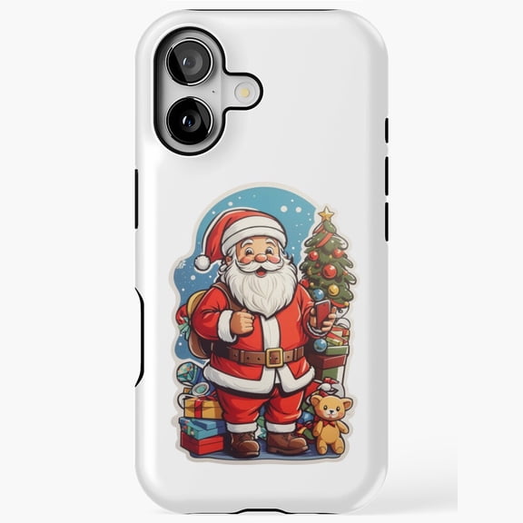 SantaClaus is Coming to Town Festive Theme for iPhone 17 through 11 Pro Max