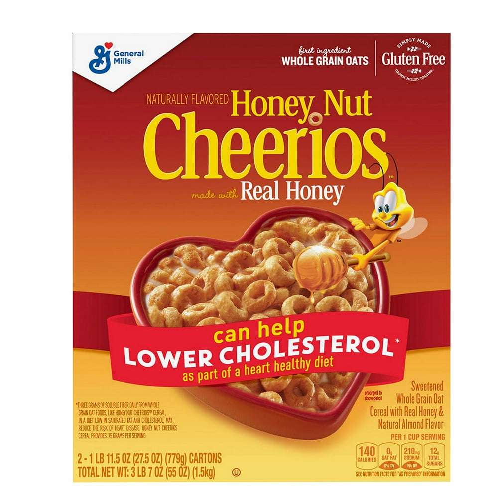 Product of General Mills Honey Nut Cheerios 55 oz