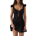 thumbnail image 1 of Txlixc Vestido corto de verano para mujer Txlixc  moda, 1 of 9