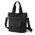 thumbnail image 1 of Bolsa bandolera para mujer de hombro de lona vintage Hobo Shopping Totes (Negro) Tmvgtek Para estrenar, 1 of 7