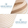 thumbnail image 4 of Trenza sol visera sombrero al aire libre visor gorra ancho alumno verano uv protección playa gorra, 4 of 6