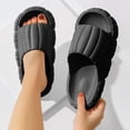 thumbnail image 5 of WILLBEST Robe and Slippers Set Women Men and Women Slippers Bathroom Home Slippers Solid Color Flat Bottom Home Sandals, 5 of 5