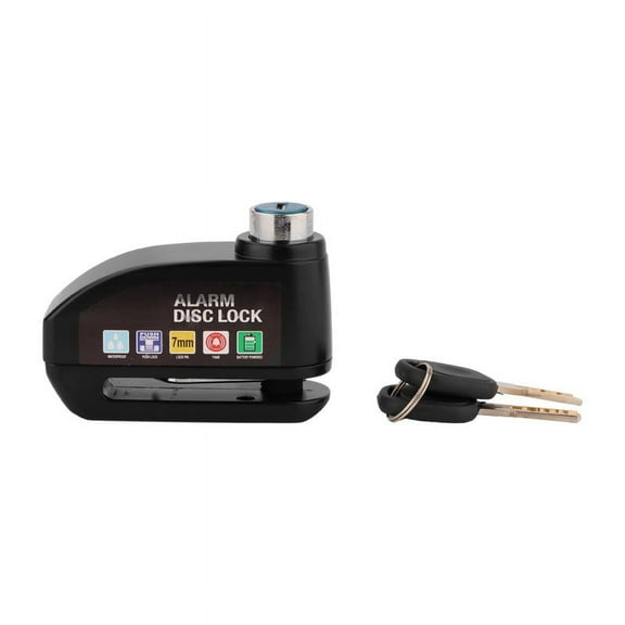 Motorcycle Disc Brake Lock Bike Scooter Security Waterproof Alarm Sound