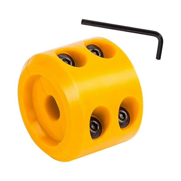 Protector de línea de cabrestante de goma Sharpla para vehículos de alambre de acero amarillo