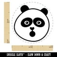 thumbnail image 2 of Surprised Panda Face Shocked Self-Inking Rubber Stamp Ink Stamper - Blue Ink - Mini 1/2 Inch, 2 of 7