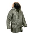 thumbnail image 2 of Rothco N-3B Snorkel Parka - Sage Green, Large, 2 of 3