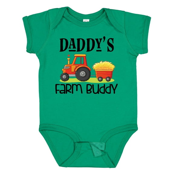 Inktastic Daddy Farm Buddy Cute Tractor Boys or Girls Baby Bodysuit