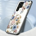 thumbnail image 2 of Allytech Galaxy S24 Ultra Case with Glitter Ring Holder, Floral Design TPU Back Cover for Girls Women Anti-Scratch Kickstand Shockproof Bumper Phone Case for Samsung Galaxy S24 Ultra, 2 of 6
