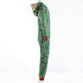 thumbnail image 3 of Viworld Christmas Family Matching Hoodie Pajamas Romper One Piece Jumpsuit Zipper Pjs, 3 of 6
