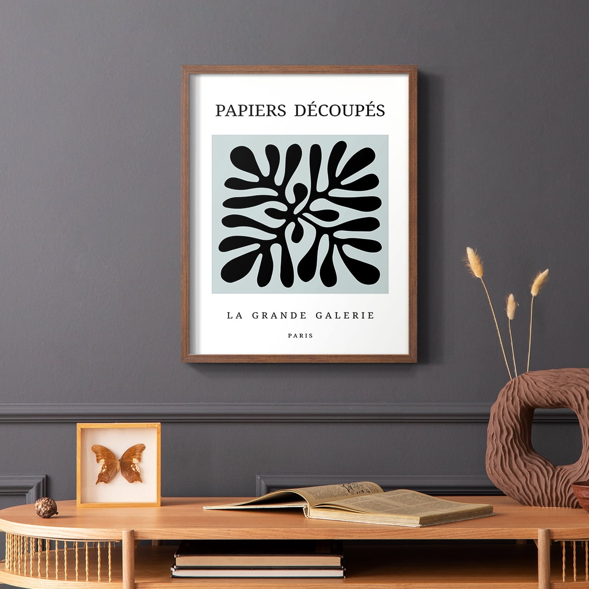 Matisse CCCXCII in Brown Solid Wood 8 x 10 Framed Print