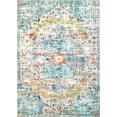 thumbnail image 4 of METSAVAIM 6x9 Rug - Ultra Soft Aqua Multi Area Rug for Bedroom, Living Room & Office | Non-Slip Machine Washable Rugs, Ideal for Indoor & Outdoor Use, 4 of 9