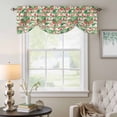 thumbnail image 6 of Summer Fruit Tie Up Valances Curtain, Adjustable Kitchen Watercolor Watermelon Slice Green Stripes Farmhouse Valances for Windows Decor, Rod Pocket Short Curtains Set for Bedroom/Bathroom, 54"x18", 6 of 9