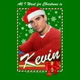 thumbnail image 2 of Men's Backstreet Boys Kevin All I Want for Christmas Graphic T-Shirt, 2 of 5