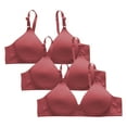 thumbnail image 1 of Timegard Push up Bras for Women with Support 3pc Breathable Adjustable Wirefree Comfy Everyday Bras, 1 of 3