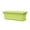 Green-790415MM, variant on Rectangular Plastic Flower Pot, Indoor Outdoor Vegetable Planter, Durable Lightweight Design, Ideal for Balcony Garden, 12x6x4 Inches