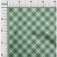 thumbnail image 2 of oneOone Polyester Spandex Sea Green Fabric Check Sewing Craft Projects Fabric Prints By Yard 56 Inch Wide, 2 of 4