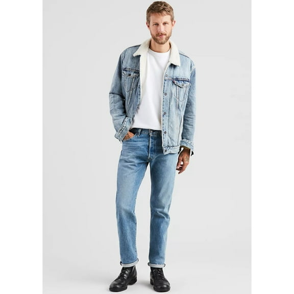 Levi's Men's 501 The Ben Light Regular Straight Leg Jeans - 00501-2333 38W x 34L  US