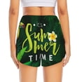 thumbnail image 2 of Lsque Tropical Summer Vibes Printed Women's Running Shorts with Liner Pockets,Elastic Quick Dry Workout Athletic Gym Yoga Shorts,Womens High Waist Shorts-XX-Large, 2 of 9