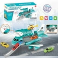 thumbnail image 3 of Cheer US Airplane Toy, Toy Airplane for Boys Age 4-7, Toys for 2 3 4 5 6 7 Years Old, Aeroplane Toys, Transport Cargo Airplane Car Play Set for Kids, Toys 3+ 4+ 5+ Year, Gift for Toddlers, 3 of 8