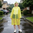 thumbnail image 7 of Heavy Duty Eva Raincoat Reusable Thickened Stormproof Adult Rain Poncho Portable Waterproof Outdoor Rain Jacket for Hiking Camping Mountaineering, AKLJWH, 7 of 7