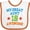 White and Orange, variant on Inktastic My Great Aunt is Awesome Boys or Girls Baby Bib