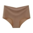 thumbnail image 3 of Bigersell String Bikini Underwear for Women Clearance Womens Cotton Panties Tangas Panty Style P-917 Spandex Thong Panties Seamless Underwear Ladies Thong Briefs High Waist Women's Panties Coffee XXL, 3 of 3