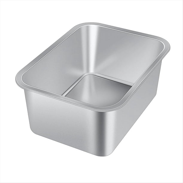 Tazón de Agua Extragrande de 3 Galones para Perros Grandes, Tazón de Acero Inoxidable de Alta Capacidad para Agua y Comida para Mascotas.