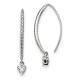 thumbnail image 2 of 925 Sterling Silver CZ Threader Earrings, 2 of 3