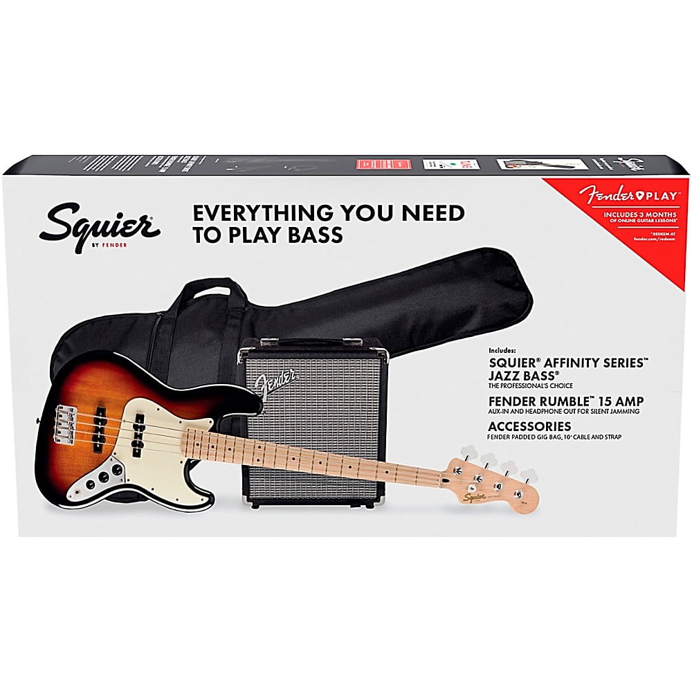 Affinity Series® Jazz Bass® Pack Squier Packs, 60 OFF