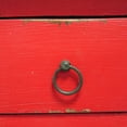 thumbnail image 5 of Shabby Chic Cottage 11.8 in. Light Distressed Red Square Solid Wood End Table with 1 Drawer, 5 of 6