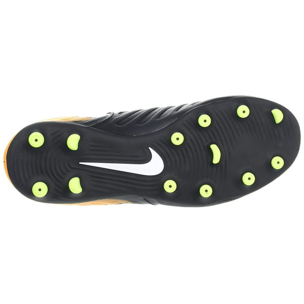 Nike JR TIEMPO RIO IV FG Kids Black Orange Athletic Soccer Cleats Shoes Walmart.com