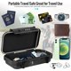 thumbnail image 4 of Portable Safe Box Mini Travel Safe Box Waterproof Anti-Theft with Detachable Metal Cable for Home, Office, Hotel, Travel, etc. (Black), 4 of 5