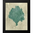 thumbnail image 2 of Vision Studio 20x24 Black Modern Framed Museum Art Print Titled - Coral in Teal, 2 of 5