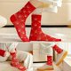thumbnail image 3 of Small grid Calcetines de mujer a rayas a cuadros Otoño e Invierno cómodos calcetines de Color rojo Harajuku señoras novedad regalo de vacaciones, 3 of 5