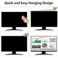 thumbnail image 5 of Pozlle Computer Privacy Screen Shield Compatible for 21.5/22 Inch 16:9 Widescreen Desktop Monitor - Anti Glare & Blue Light Filter - Hanging Design for Easy On/Off, 5 of 6