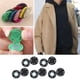 thumbnail image 5 of 10 pares de cierres de botones magnéticos duraderos de 20 mm, broches para tejer, coser, pantalones, abrigos , cierre para bolso, vestido, ropa, álbumes de recortes, suministros Negro Hugo Broches de botones a presión, 5 of 10