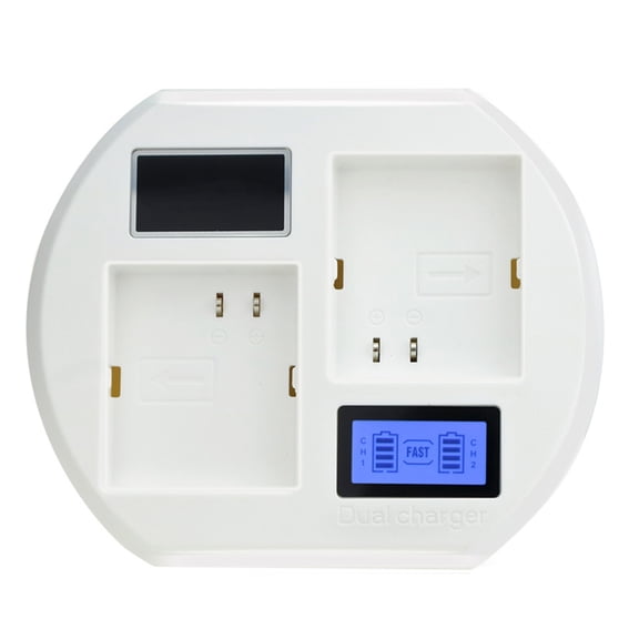 SIEYIO Quick Charge Camera USB Battery Fast Charger for Arlo Pro/Pro2 Battery 2 Slot Charging LCD Display Base Charger