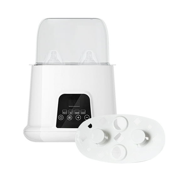 potrochi clearance Double Bottle Warmer Fast Baby Bottle Warmer For Breastmilk With Timer Fits 2 Bottles Accurate Temp Control Milk Warmer With Thaw Steri-lizing Keep Warm